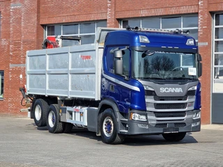 Scania G G500 6x2 - Tipper + Palfinger epsilon M110L - Retarder - HUB reduction - Full air