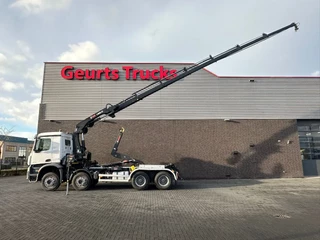Mercedes-Benz AROCS 4148 8X4 MET MULTILIFT ULT T 21 S51 HAAKARMSYSTEEM + HIAB X-HIPRO 232 E-6 KRAAN/CRANE/KRAN/GRUA