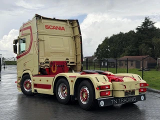 Scania R520 V8 NGS GESTUURDE SLEEPAS, ALCOA, INTERIOR, PTO, RETARDER, VOLLUCHT, TOP.