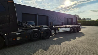 Van Hool 3-ASSIGE OPLEGGER A3C002 Uitschuifbaar container chassis