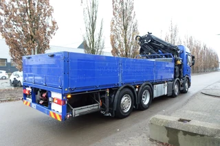 Scania G 450 8x2 / HMF 7020 + FLY JIB KRAAN / 70 TM KRAAN / FRONT STAMP / REMOTE CONTROL / LOW KM / PERFECT CONDITION