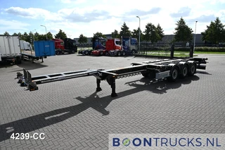 D-Tec FLEXITRAILER LS | 2x20-30-40-45ft HC * 2x LIFT ACHSE * 2x AUSZIEHBAR * 9x VERFÜGBAR
