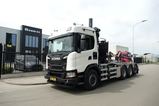 Scania G 460 XT 8X4 TRIDEM / HAAKSYSTEEM / PALFINGER Q200 Z KRAAN / 20 TM KRAAN / REMOTE CONTROL / HOLLAND TRUCK / NEW AND UNUSED / NIEUW