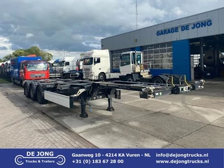 Schmitz Cargobull SCB*S3D / Container chassis / 1x extendable / Disc Brakes