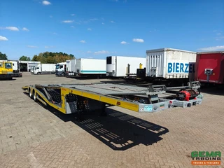Aksoylu 2 AXLE SEMI TRAILER AutoTransporter 4 Lader - 4300 KG Lier + Remote - HefDek - FullyEquipped 02/2027 APK