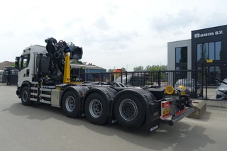 Scania G 460 XT 8X4 TRIDEM / HAAKSYSTEEM / PALFINGER Q200 Z KRAAN / 20 TM KRAAN / REMOTE CONTROL / HOLLAND TRUCK / NEW AND UNUSED / NIEUW