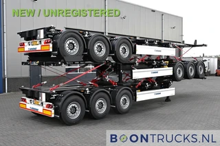 Krone SD BOX LINER NEW / UNREGISTERED | STACK OF 3 * 2x20-40-45ft * LIFT AXLE * DISC BRAKES