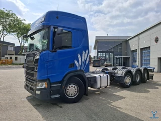 Scania R NGS R650 V8 / 8X2 / RETARDER / TECHNICAL 80TON / 9TON FRONT AXLE / ONLY:687461 KM / LWDS / LEATHER / NAVI / FRIDGE / AUTOMATIC / EURO-6 / 2021