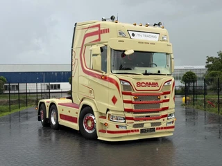 Scania R520 V8 NGS GESTUURDE SLEEPAS, ALCOA, INTERIOR, PTO, RETARDER, VOLLUCHT, TOP.