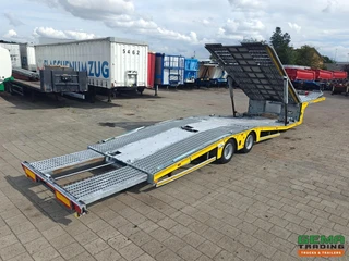 Aksoylu 2 AXLE SEMI TRAILER AutoTransporter 4 Lader - 4300 KG Lier + Remote - HefDek - FullyEquipped 04/2027 APK