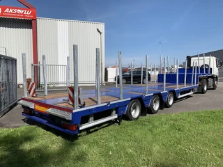 KAESSBOHRER DONAT Semi trailer gondola special for paragraaf 70 Germany extendable uitschuif semirremolque op voorraad new
