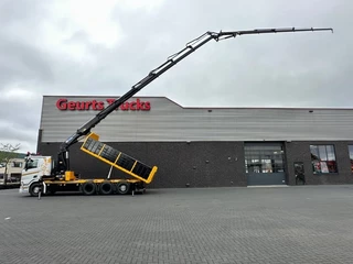 Scania R R530 V8 NGS 8X4 TRIDEM MET HYVA 2Z KIPPER + HMF 5020-K6 + JIB FJ1000-K5 KRAAN/KRAN/CRANE/GRUA