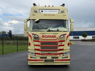 Scania R520 V8 NGS GESTUURDE SLEEPAS, ALCOA, INTERIOR, PTO, RETARDER, VOLLUCHT, TOP.