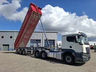 MAN TGS 33.510 / INTARDER / 6X4 / ONLY:394818 KM / GRANALU 50TONS ALUMINIUM TRAILER / NAVI / FRIDGE / TUV:30-09-2026 / AUTOMATIC / EURO-6 / 2021
