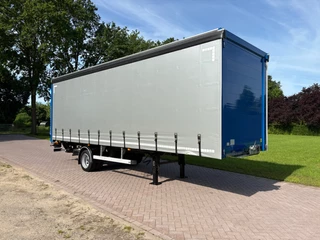 Bunk Be oplegger schuifzielen 8 ton met laadklep 1000 kg