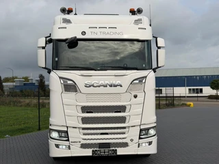 Scania 520S V8 NGS VOLLUCHT, PTO/HYDRAULIEK, LEER, KING OF THE ROAD, ALCOAS, RETARDER.
