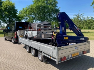 Diversen Aanhanger met Amco Veba 903 3 S laadkraan
