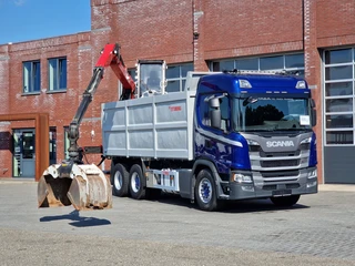 Scania G G500 6x2 - Tipper + Palfinger epsilon M110L - Retarder - HUB reduction - Full air