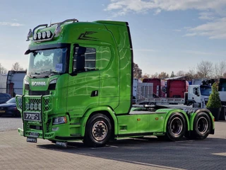 Scania S 770S V8 NGS Highline 6x4 - Retarder - Leather - Navi - Full air - Bull bar -