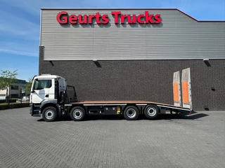 MAN TGS 35.520 8X2 OPRIJWAGEN/MACHINE TRANSPORTER/PLATEAU/