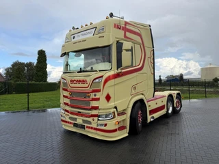 Scania R520 V8 NGS GESTUURDE SLEEPAS, ALCOA, INTERIOR, PTO, RETARDER, VOLLUCHT, TOP.