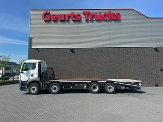 MAN TGS 35.520 8X2 OPRIJWAGEN/MACHINE TRANSPORTER/PLATEAU/