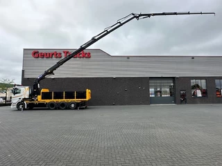 Scania R R530 V8 NGS 8X4 TRIDEM MET HYVA 2Z KIPPER + HMF 5020-K6 + JIB FJ1000-K5 KRAAN/KRAN/CRANE/GRUA