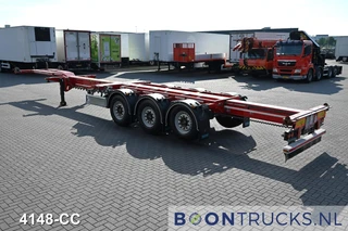 D-Tec FLEXITRAILER | 2x20-30-40-45ft HC * 2x LIFT AXLE * 2x EXTENDABLE