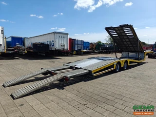 Aksoylu 2 AXLE SEMI TRAILER AutoTransporter 4 Lader - 4300 KG Lier + Remote - HefDek - FullyEquipped 02/2027 APK