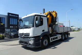 Mercedes-Benz Actros 2635 6X2 EFFER 525 6S + FLY JIB 6S KRAAN / 52,5 TM KRAAN / DAKWERKEN KRAAN / ROOFCRANE / REMOTE CONTROL / LIER / WINCH / LOW KM / BELGIUM TRUCK / NEW CONDITION