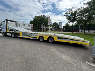 Aksoylu Autotransporter trailer 6 car  2 winch The Dealer of West Europe TuV VDI 2700