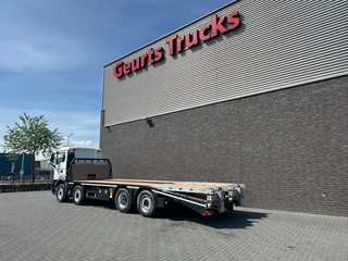 MAN TGS 35.520 8X2 OPRIJWAGEN/MACHINE TRANSPORTER/PLATEAU/