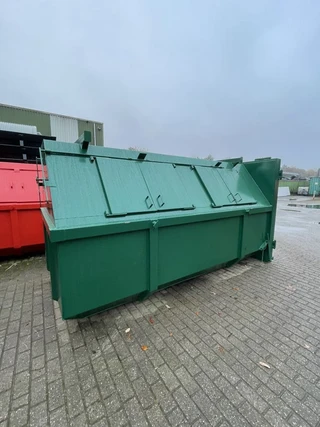 Diversen Gesloten 9m3 met deuren en zonder deuren in kiepklep 9/10m3 gesloten  alle kleuren op VOORRAAD