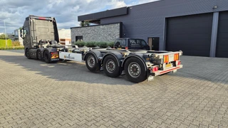 Van Hool 3-ASSIGE OPLEGGER A3C002 Uitschuifbaar container chassis