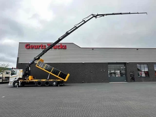 Scania R R530 V8 NGS 8X4 TRIDEM MET HYVA 2Z KIPPER + HMF 5020-K6 + JIB FJ1000-K5 KRAAN/KRAN/CRANE/GRUA