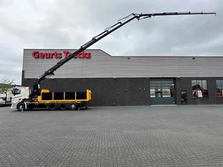 Scania R R530 V8 NGS 8X4 TRIDEM MET HYVA 2Z KIPPER + HMF 5020-K6 + JIB FJ1000-K5 KRAAN/KRAN/CRANE/GRUA