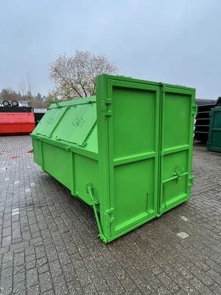 Diversen Gesloten 9m3 met deuren en zonder deuren in kiepklep 9/10m3 gesloten  alle kleuren op VOORRAAD