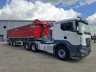 MAN TGS 33.510 / INTARDER / 6X4 / ONLY:394818 KM / GRANALU 50TONS ALUMINIUM TRAILER / NAVI / FRIDGE / TUV:30-09-2026 / AUTOMATIC / EURO-6 / 2021