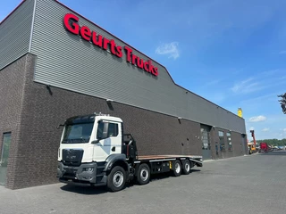 MAN TGS 35.520 8X2 OPRIJWAGEN/MACHINE TRANSPORTER/PLATEAU/