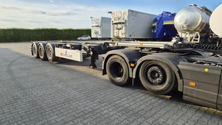 Van Hool 3-ASSIGE OPLEGGER A3C002 Uitschuifbaar container chassis