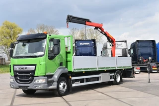DAF LF 230 4x2 + PALFINGER PK 7.501 SLD5 - AS GOOD AS NEW - ONLY 46 TKM - 3 SEATS - WHEELBASE: 535 CM - CAMERA - REMOTE CONTROL -