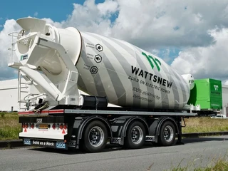 Floor | Stetter | 15m3 mixer | Volledig elektrisch betonmixer | Wattsnew | ook te huur |