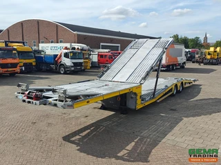 Aksoylu 2 AXLE SEMI TRAILER AutoTransporter 4 Lader - 4300 KG Lier + Remote - HefDek - FullyEquipped 04/2027 APK