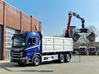 Scania G G500 6x2 - Tipper + Palfinger epsilon M110L - Retarder - HUB reduction - Full air