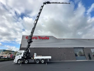 MAN TGS 35.520 OPEN LAADBAK MET EFFER iQ.1400 HP-9 KRAAN + JIB 260Q-6 + LIER | DEMO TRUCK!!!