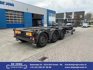 Kögel S24-2 Container Chassis / SAF + Disc / 1x Extendable / 1x Lift Axle
