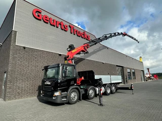 Scania P P500 B8X2*6LB MET PALFINGER PK65002-SH F POWER LINK PLUS + JIB PJ125 E KRAAN / KRAN / CRANE / GRUA