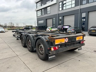 Kögel S24-2 Container Chassis / SAF + Disc / 1x Extendable / 1x Lift Axle