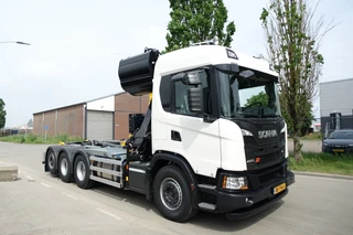 Scania G 460 XT 8X4 TRIDEM / HAAKSYSTEEM / PALFINGER Q200 Z KRAAN / 20 TM KRAAN / REMOTE CONTROL / HOLLAND TRUCK / NEW AND UNUSED / NIEUW