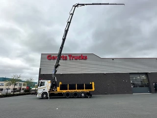 Scania R R530 V8 NGS 8X4 TRIDEM MET HYVA 2Z KIPPER + HMF 5020-K6 + JIB FJ1000-K5 KRAAN/KRAN/CRANE/GRUA